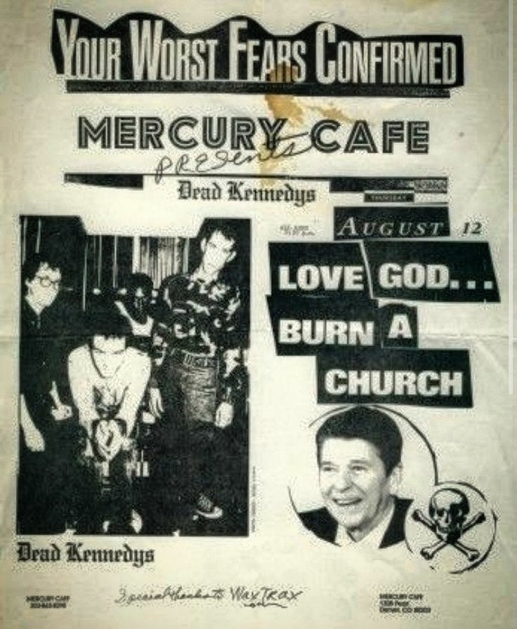 Resonance #12: The Dead Kennedys at the Mercury Cafe (on Pearl Street)