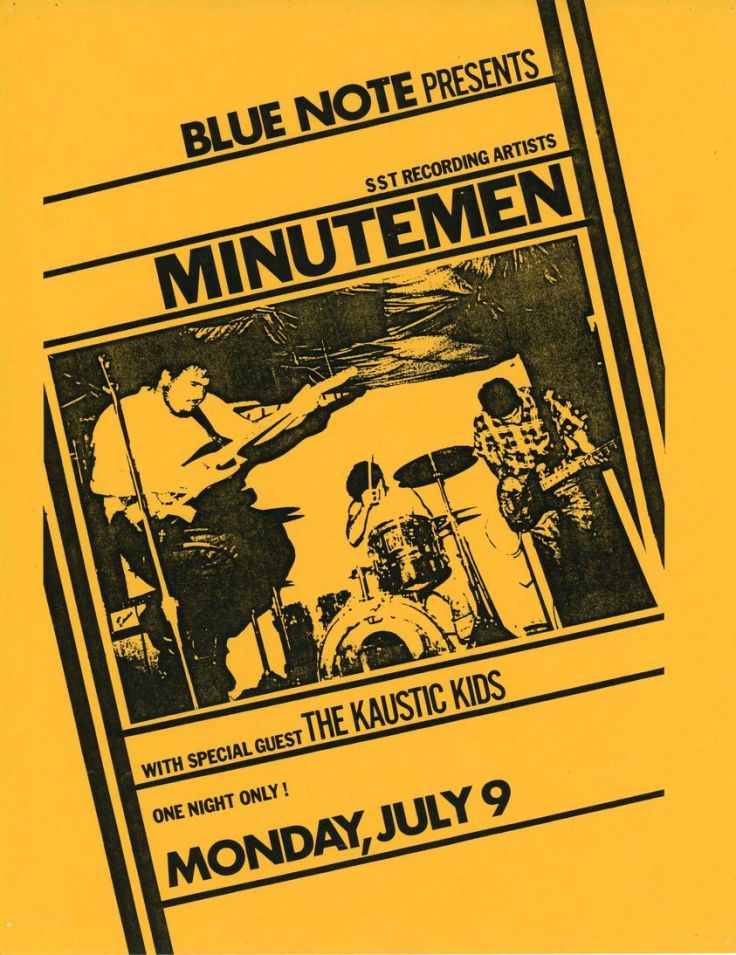 A review relic: Minutemen at Blue Note