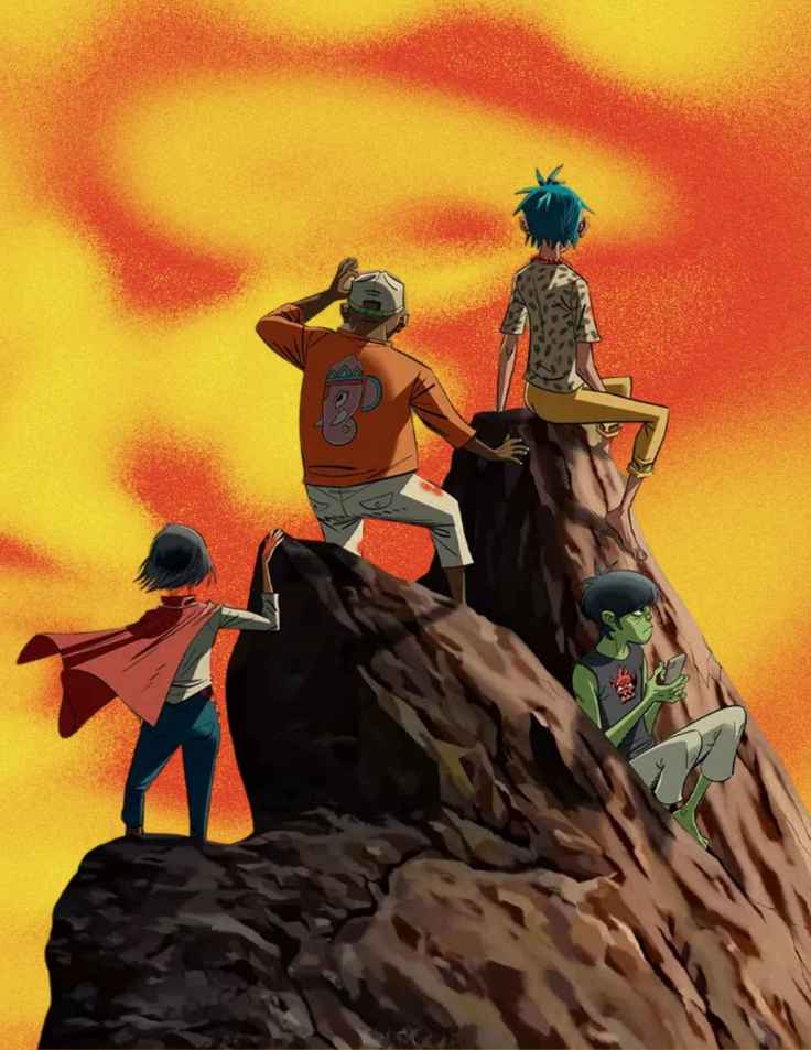 Gorillaz scale The Mountain of death