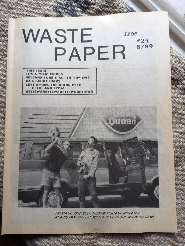 Breaking into the Vault: Waste Paper #24, Aug. ’89