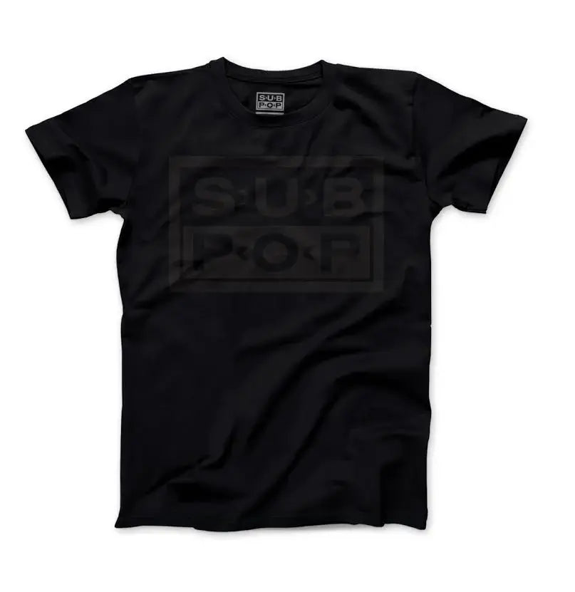 Sub Pop Logo T-Shirt (black w/black) by Sub Pop Logo T-Shirt (black w/black) album artwork