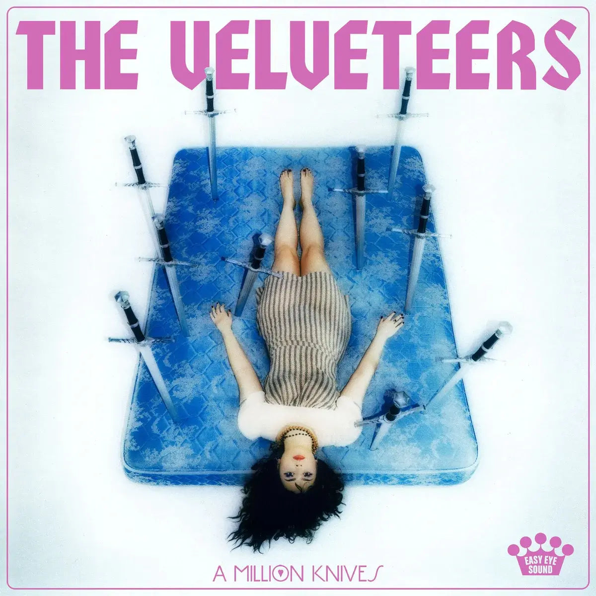 A Million Knives LP by The Velveteers album artwork