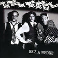 He's a Whore 7" by Big Black album artwork