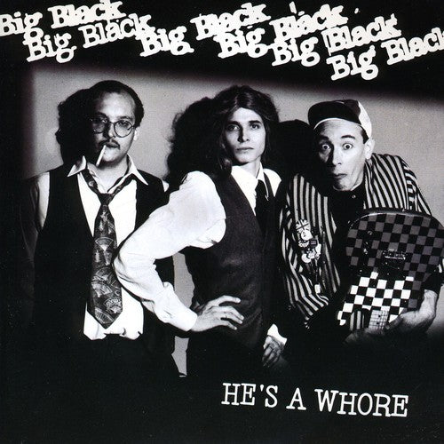 He's a Whore 7" by Big Black album artwork
