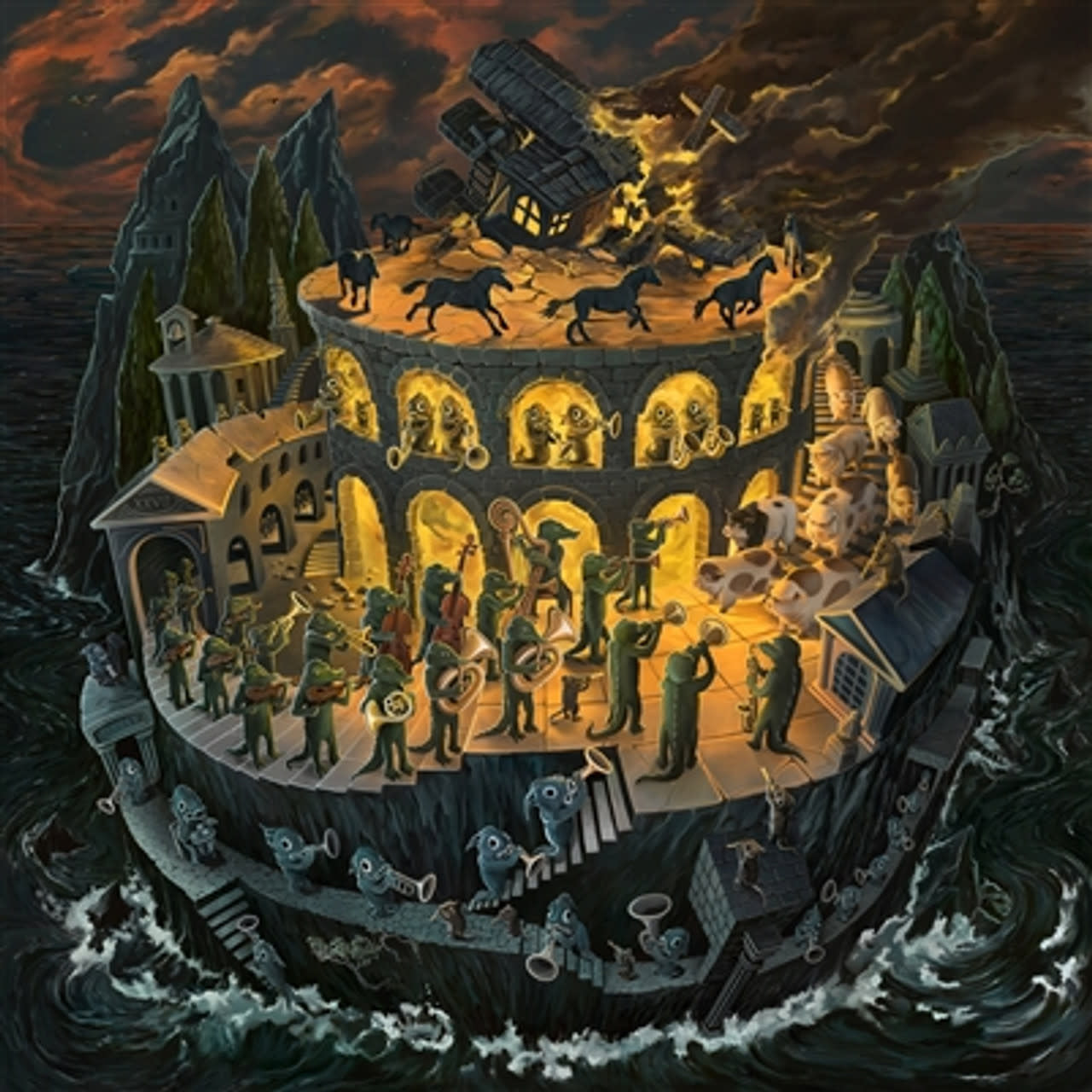 Phantom Island LP by King Gizzard & The Lizard Wizard album artwork