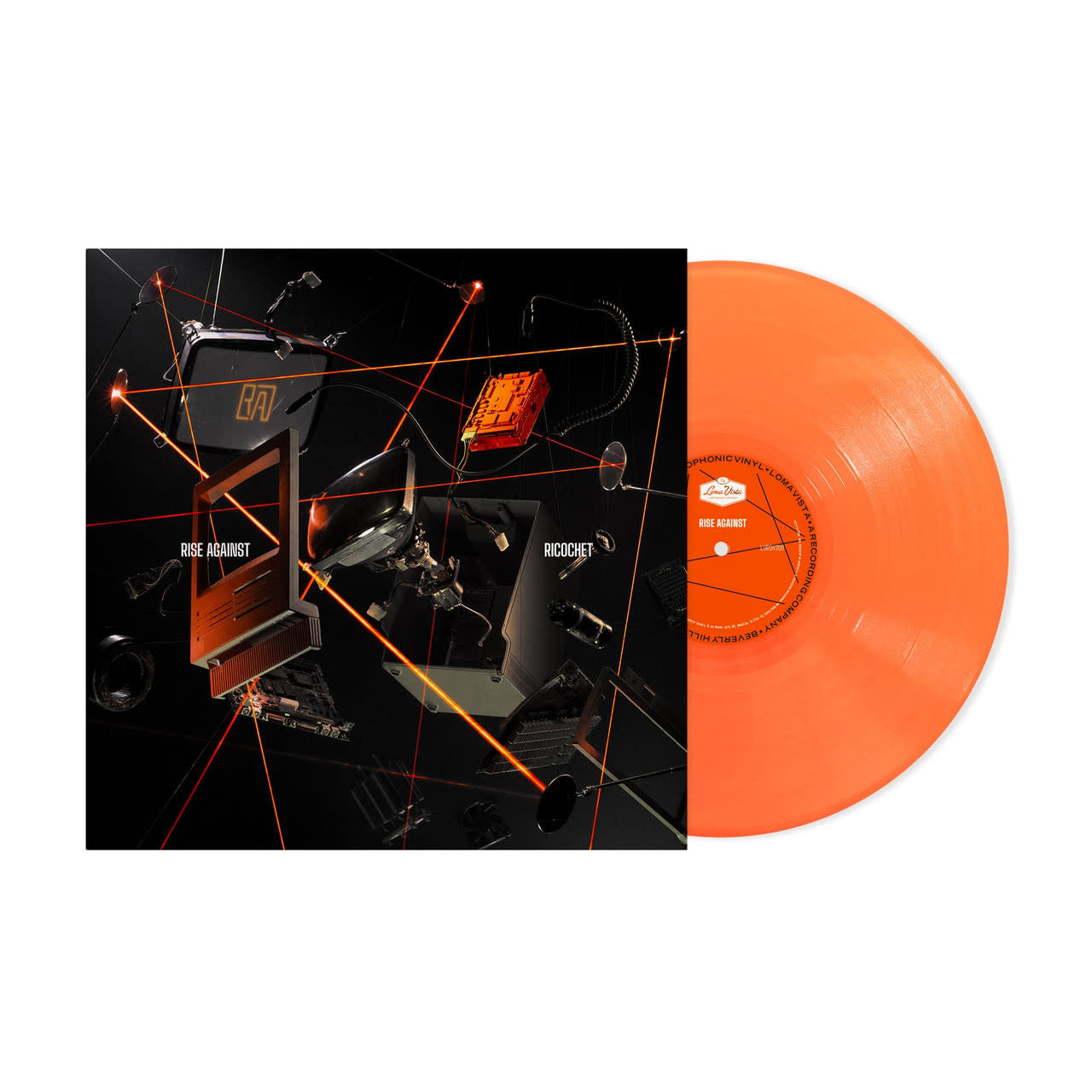 Ricochet LP by Rise Against album artwork