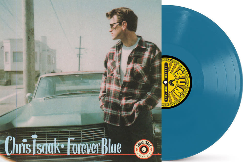Forever Blue LP by Chris Isaak album artwork