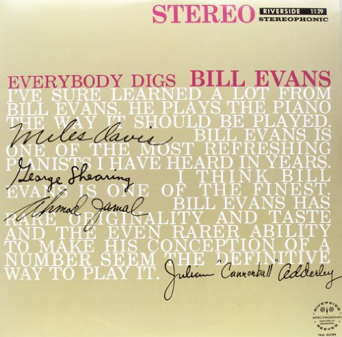 Everybody Digs... LP by Bill Evans album artwork