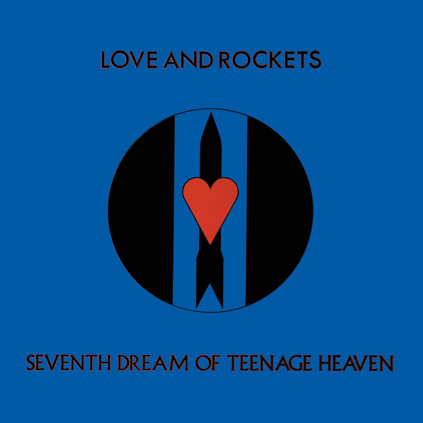 Seventh Dream of Teenage Heaven LP by Love and Rockets album artwork