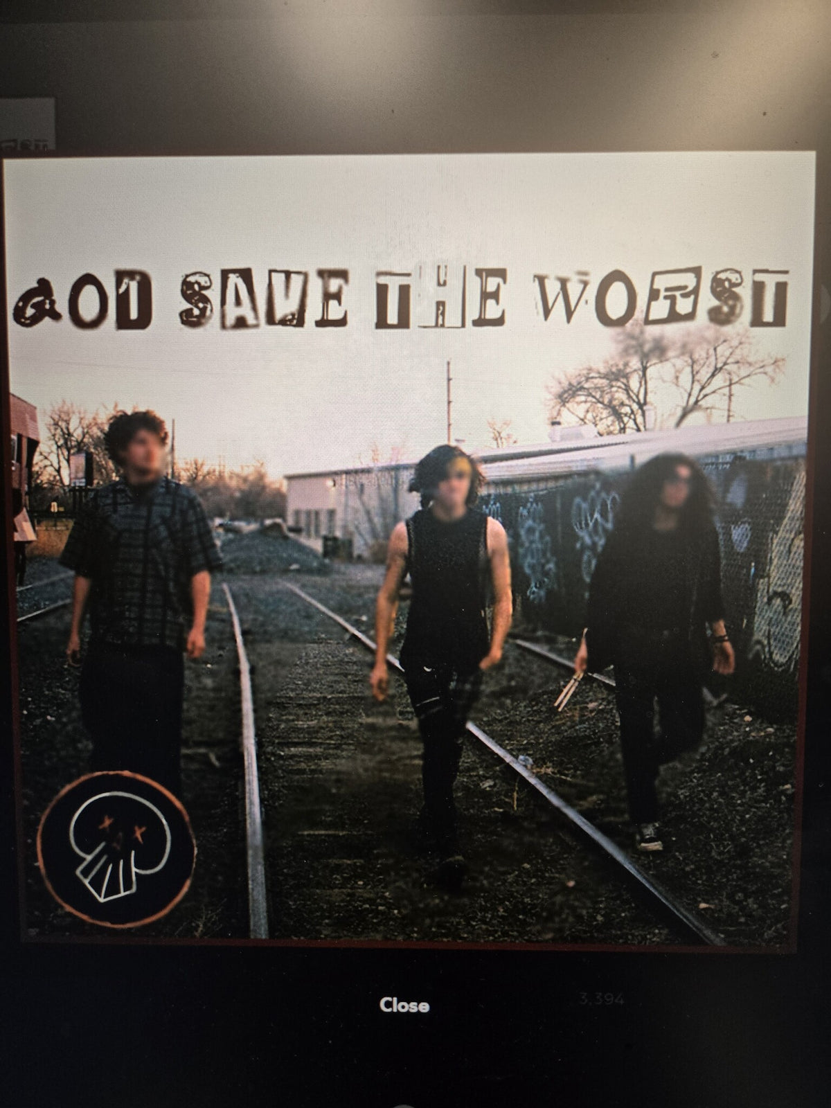God Save the Worst CD by Toxic Authority album artwork