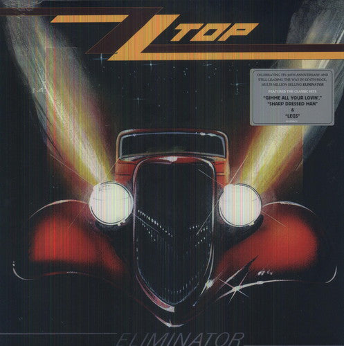 Eliminator LP by ZZ Top album artwork