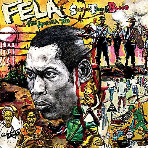 Sorrow, Tears & Blood LP by Fela Kuti album artwork