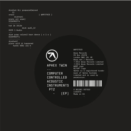 Computer Controlled Acoustic Instruments Pt. 2 EP by Aphex Twin album artwork