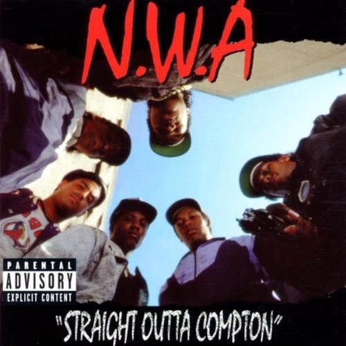 Straight Outta Compton CD by N.W.A. album artwork