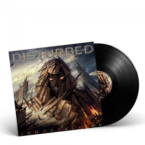 Immortalized LP by Disturbed album artwork