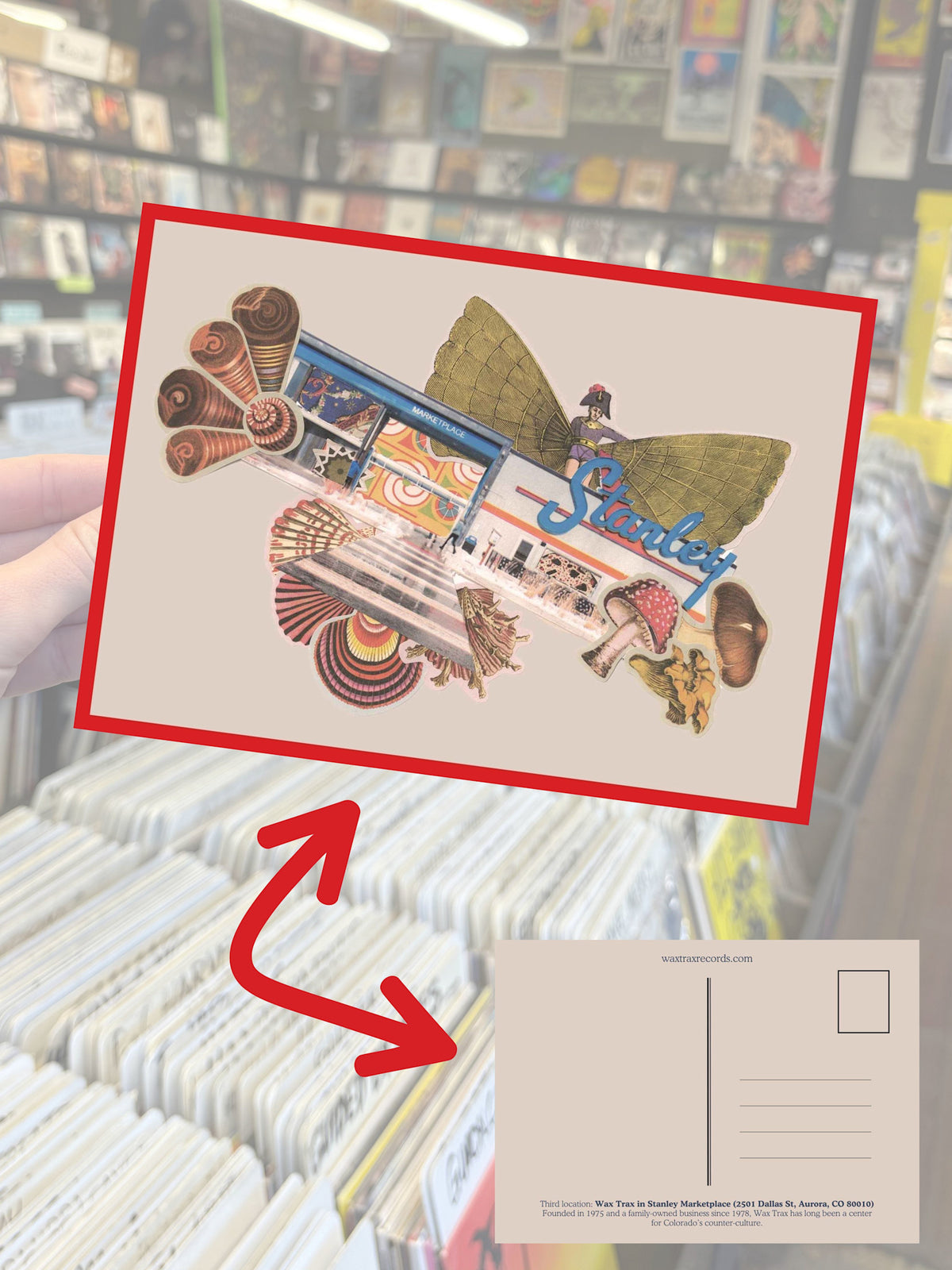 Wax Trax Postcard #3 Stanley Marketplace Store by Wax Trax Postcard #3 Stanley Marketplace Store album artwork