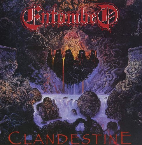 Clandestine LP by Entombed album artwork