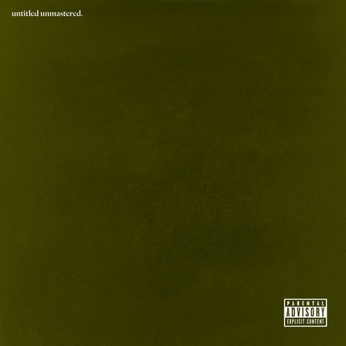 untitled unmastered. CD by Kendrick Lamar album artwork