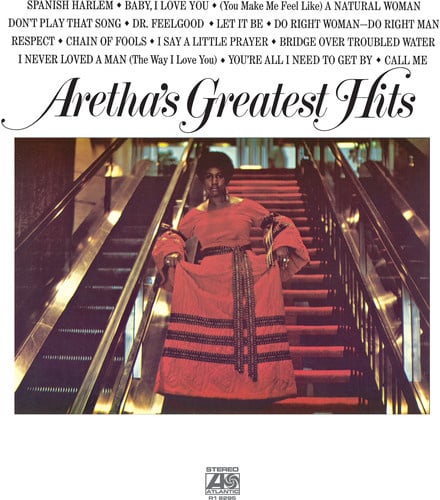 Greatest Hits LP by Aretha Franklin album artwork