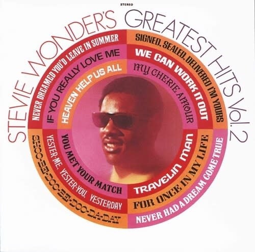 Greatest Hits Vol. 2 LP by Stevie Wonder album artwork