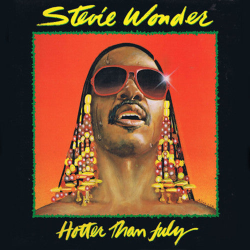 Hotter Than July LP by Stevie Wonder album artwork