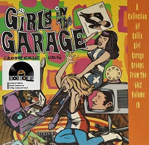 Girls in the Garage - Groovy Gallic Gals! Vol. 10 LP by Various album artwork
