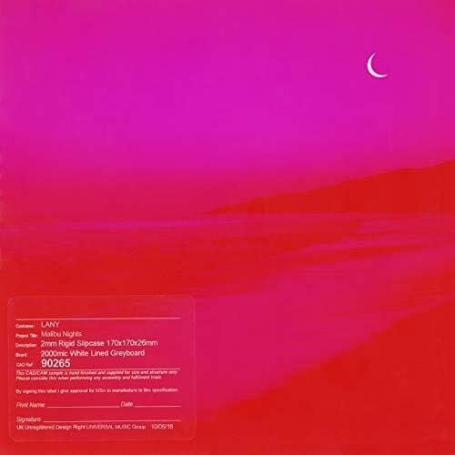 Malibu Nights LP by Lany album artwork