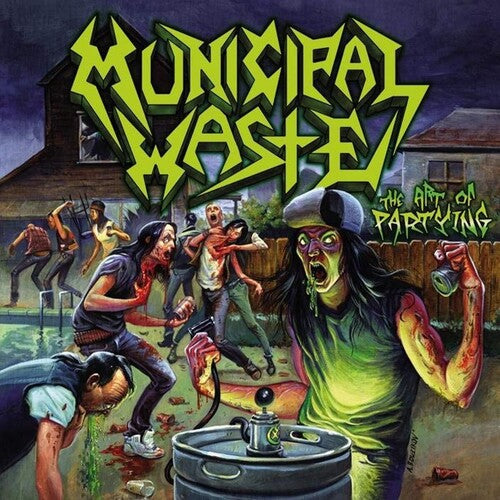 Art of Partying LP by Municipal Waste album artwork