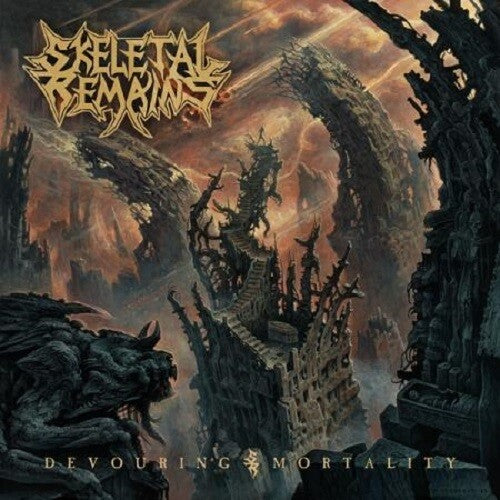 Devouring Mortality LP by Skeletal Remains album artwork