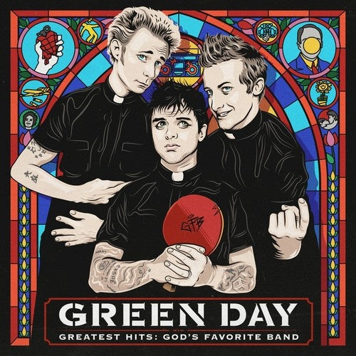 Greatest Hits: God's Favorite Band 2LP by Green Day album artwork