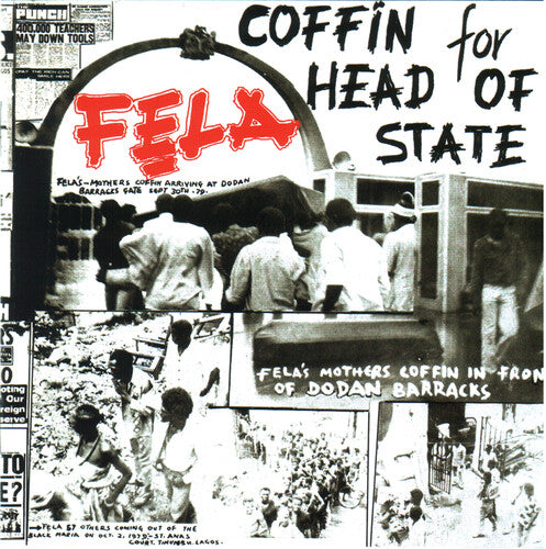 Coffin for Head of State LP by Fela Kuti album artwork