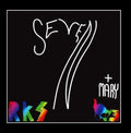 Seven + Mary LP by Rainbow Kitten Surprise album artwork