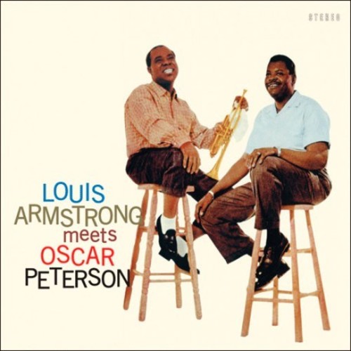 Louis Armstrong Meets Oscar Peterson LP by Louis Armstrong album artwork