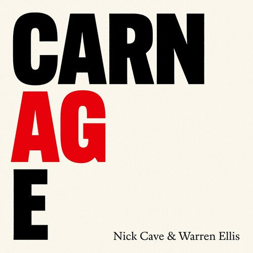 Carnage CD by Nick Cave album artwork