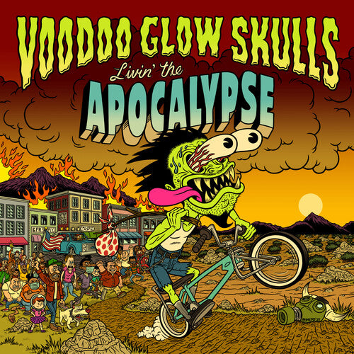 Livin' the Apocalypse LP by Voodoo Glow Skulls album artwork
