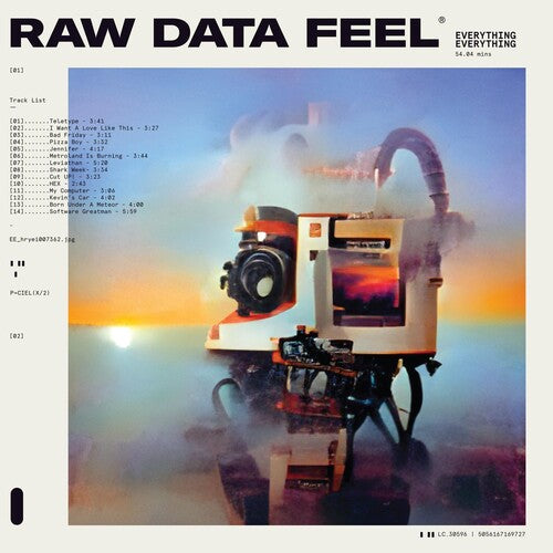 Raw Data Feel LP by Everything Everything album artwork
