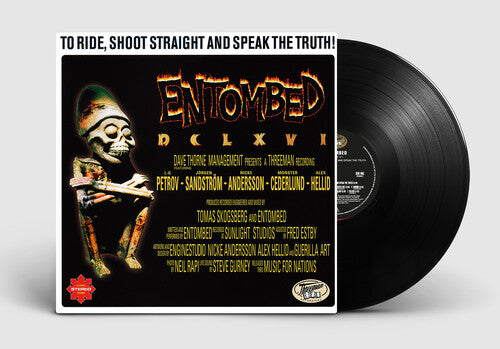 To Ride, Shoot Straight and Speak the Truth! LP by Entombed album artwork