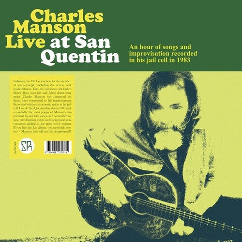 Live at San Quentin LP by Charles Manson album artwork