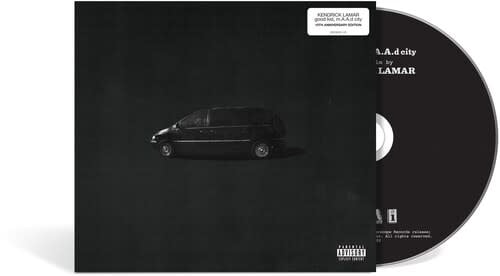 good kid, m.A.A.d city CD by Kendrick Lamar album artwork