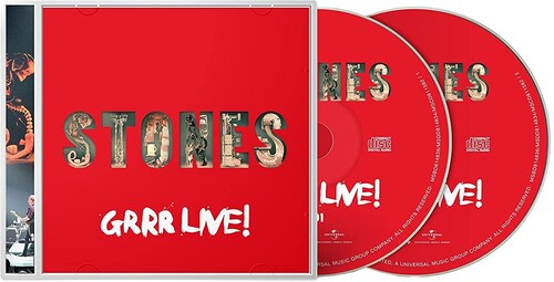 GRRR Live! 2CD by The Rolling Stones album artwork