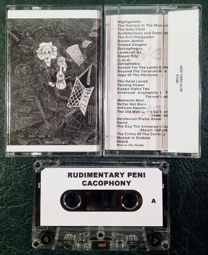 Cacophony CASSETTE by Rudimentary Peni album artwork