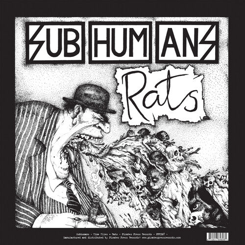 Time Flies + Rats LP by The Subhumans album artwork