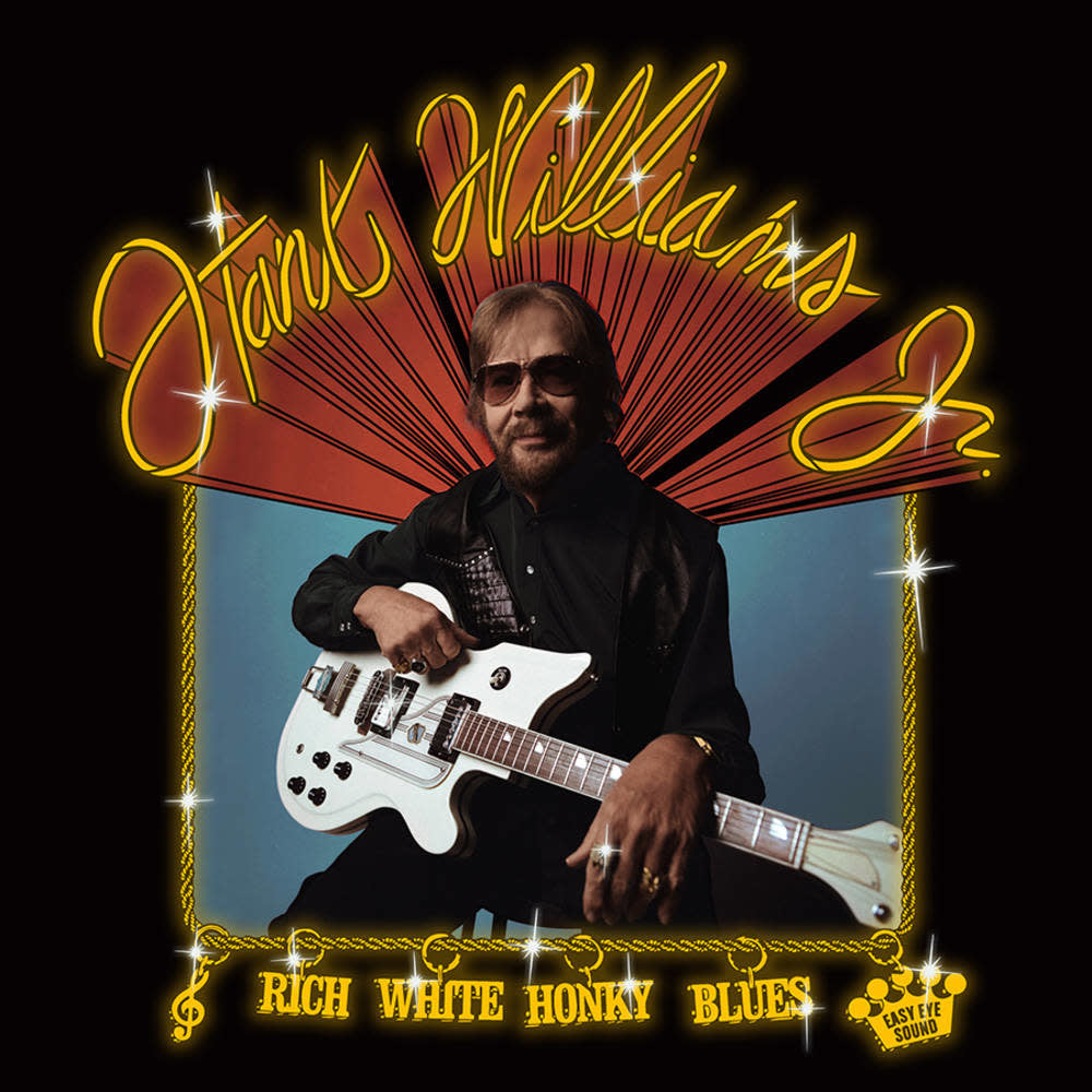 Rich White Honky Blues LP by Hank Williams Jr. album artwork