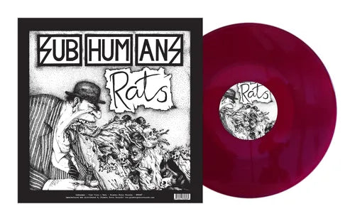 Time Flies + Rats LP by Subhumans album artwork