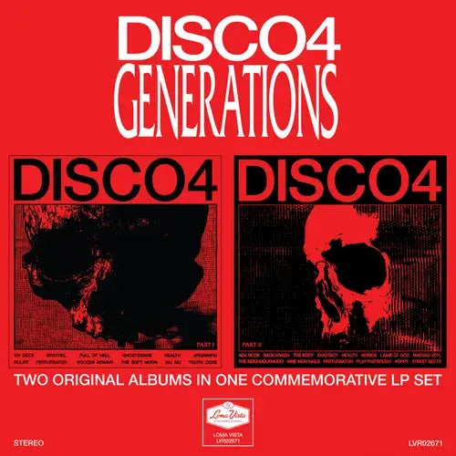 Disco4 :: Part I and Part II 2LP by HEALTH album artwork