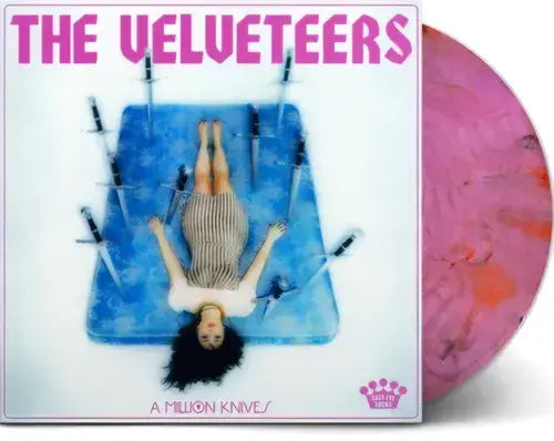A Million Knives LP by The Velveteers album artwork