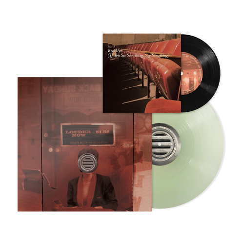 Louder Now 2LP+7" (20th anniv. coke bottle clear vinyl) by Taking Back Sunday album artwork