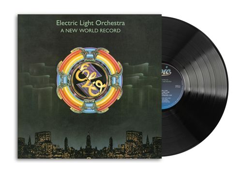 A New World Record LP by Electric Light Orchestra album artwork
