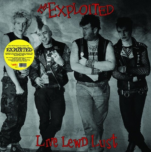 Live Lewd Lust LP by The Exploited album artwork