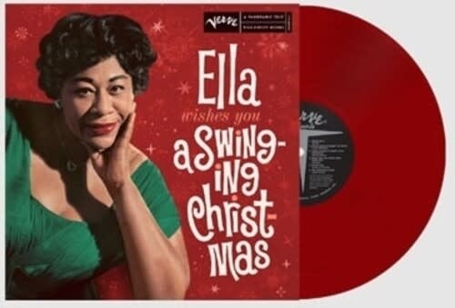Ella Wishes You a Swinging Christmas LP by Ella Fitzgerald album artwork